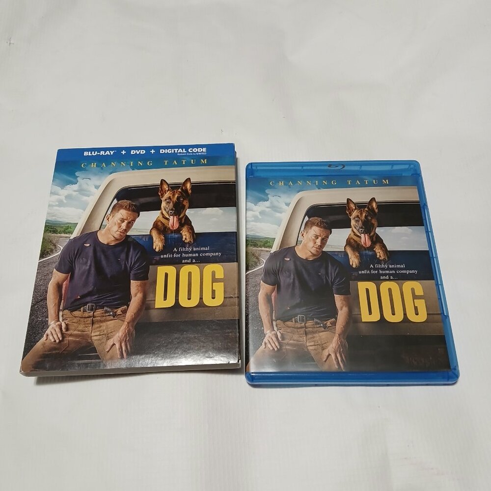 Dog Blu-Ray + DVD + Digital Bluray Channing Tatum Lulu Road Trip - Bundle & Save
